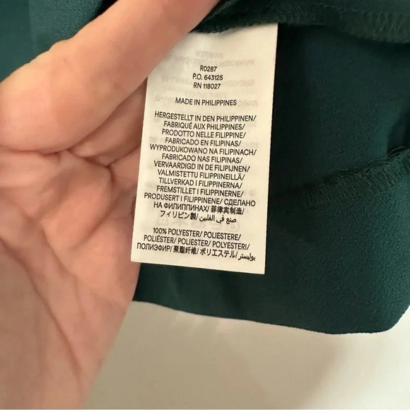 Boden Pleated Crepe Mini Side Zip Skirt in Green Size US 8 NWT - Picture 4 of 9